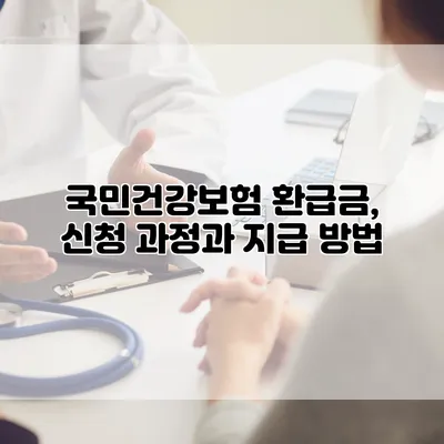 국민건강보험 환급금, 신청 과정과 지급 방법