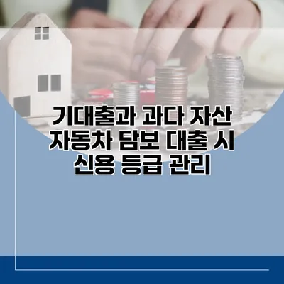 기대출과 과다 자산 자동차 담보 대출 시 신용 등급 관리