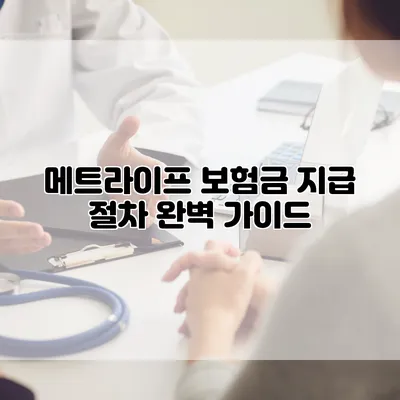 메트라이프 보험금 지급 절차 완벽 가이드