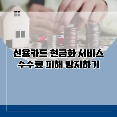 신용카드 현금화 서비스 수수료 피해 방지하기