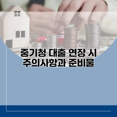 중기청 대출 연장 시 주의사항과 준비물